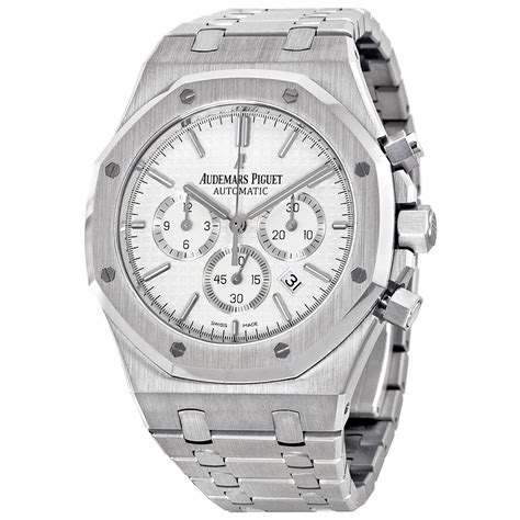 audemars piguet chronograph silver|audemars piguet damenuhren.